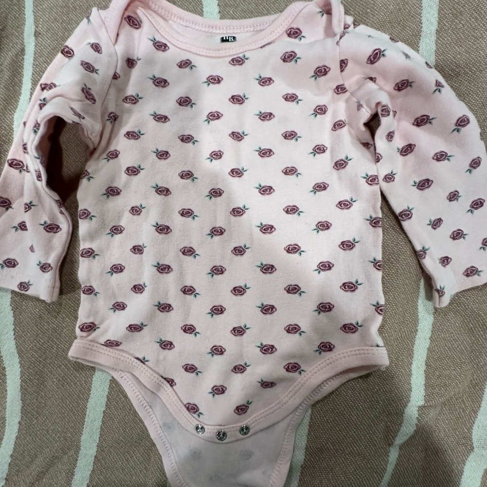 HB Pink Rose onesie. Cozy cottage core, dainty floral, Balletcore, enchanted